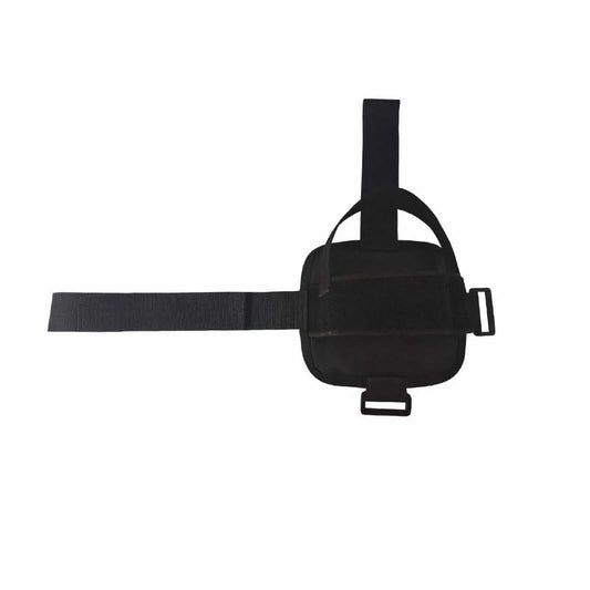 Adjustable wheelchair restraint shoes with breathable fabric and non-slip straps for secure foot positioning on wheelchair pedals