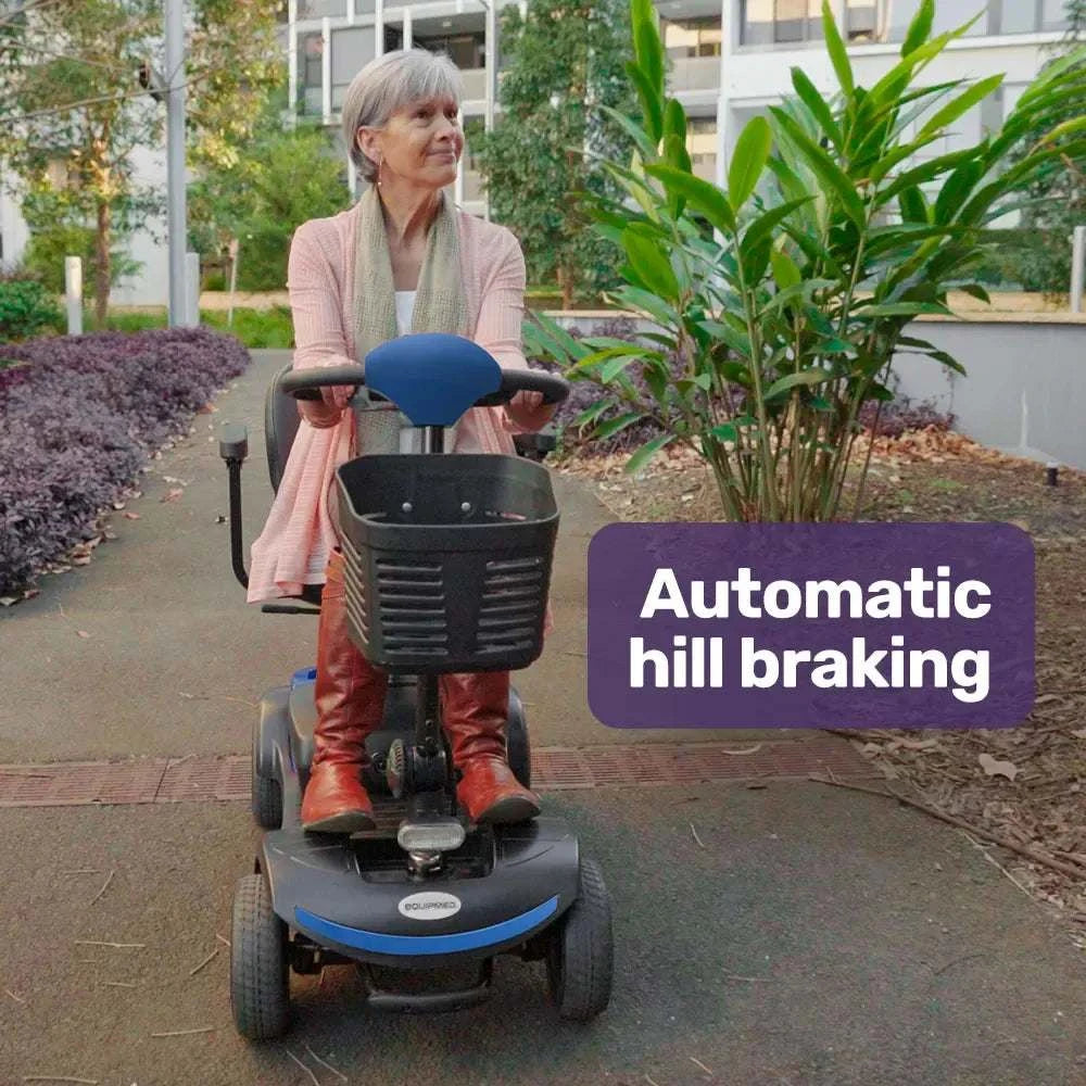 EQUIPMED Mobility Scooter Electric Motorised 4 Wheel Power Portable Folding