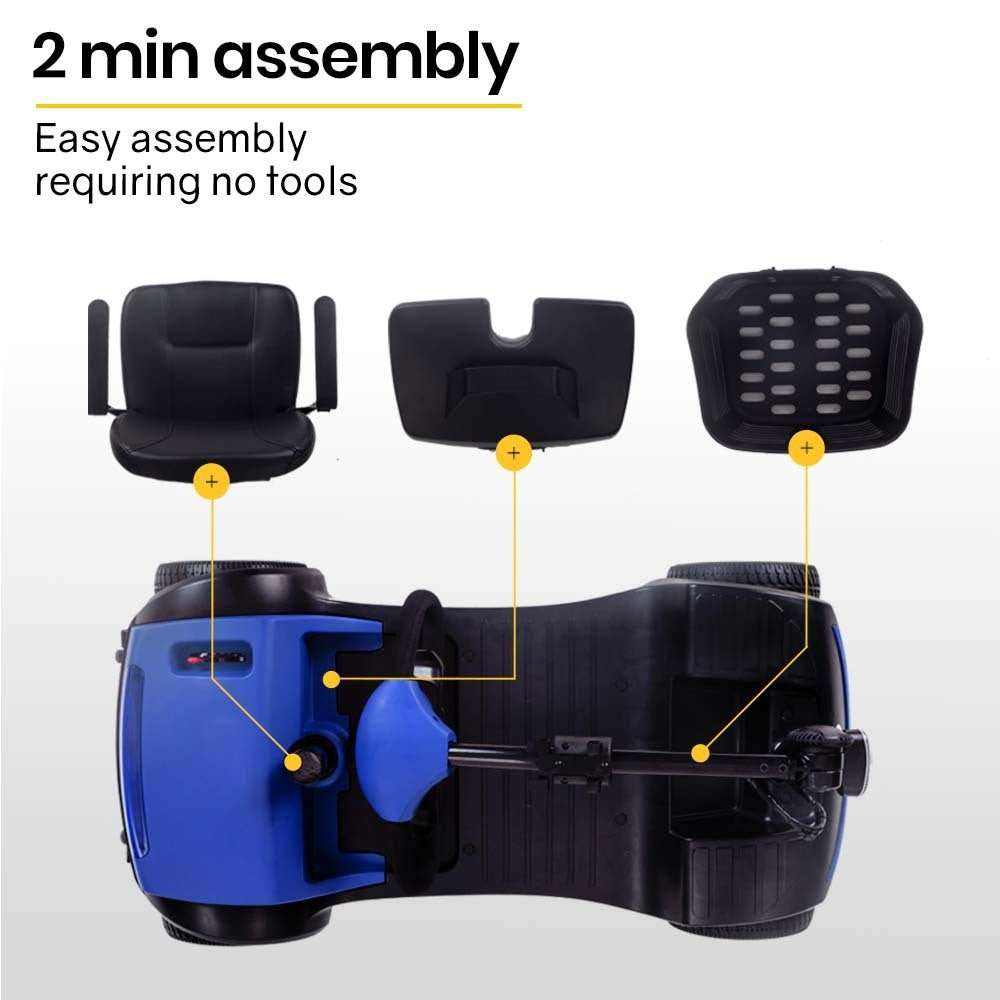 EQUIPMED Electric Mobility Scooter, Portable Folding, SmartRider - Oz Mobility Store