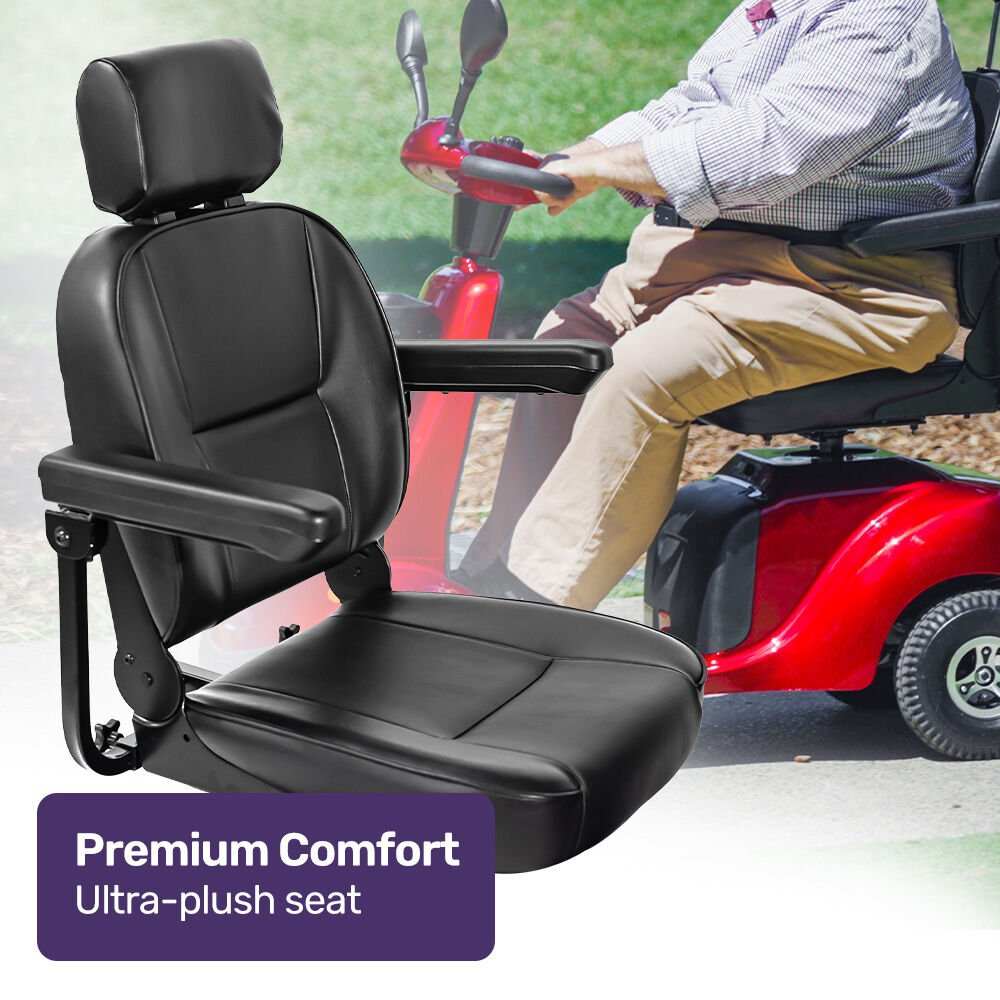 Red Equipmed LeisureCruise Series extra-large mobility scooter for heavy-duty use