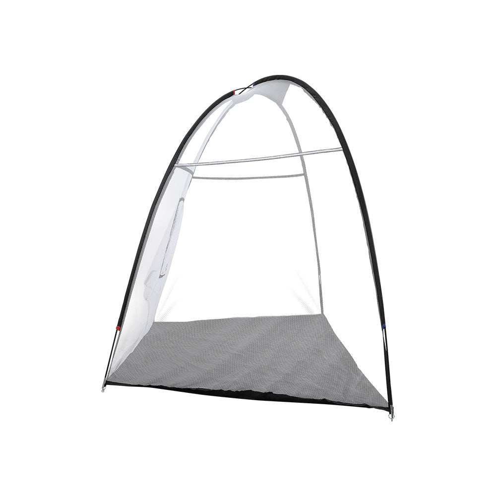 Everfit 3.5m black portable golf practice net with large target and fiberglass frame