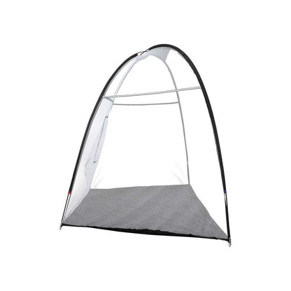 Everfit 3.5m black portable golf practice net with large target and fiberglass frame