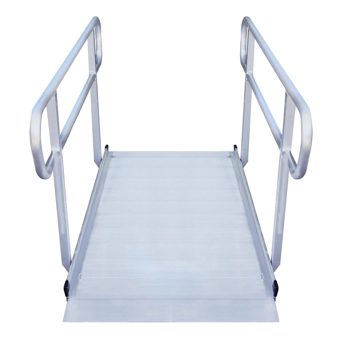 Kartrite 6ft portable aluminium wheelchair ramp with handrails and non-slip surface for mobility access