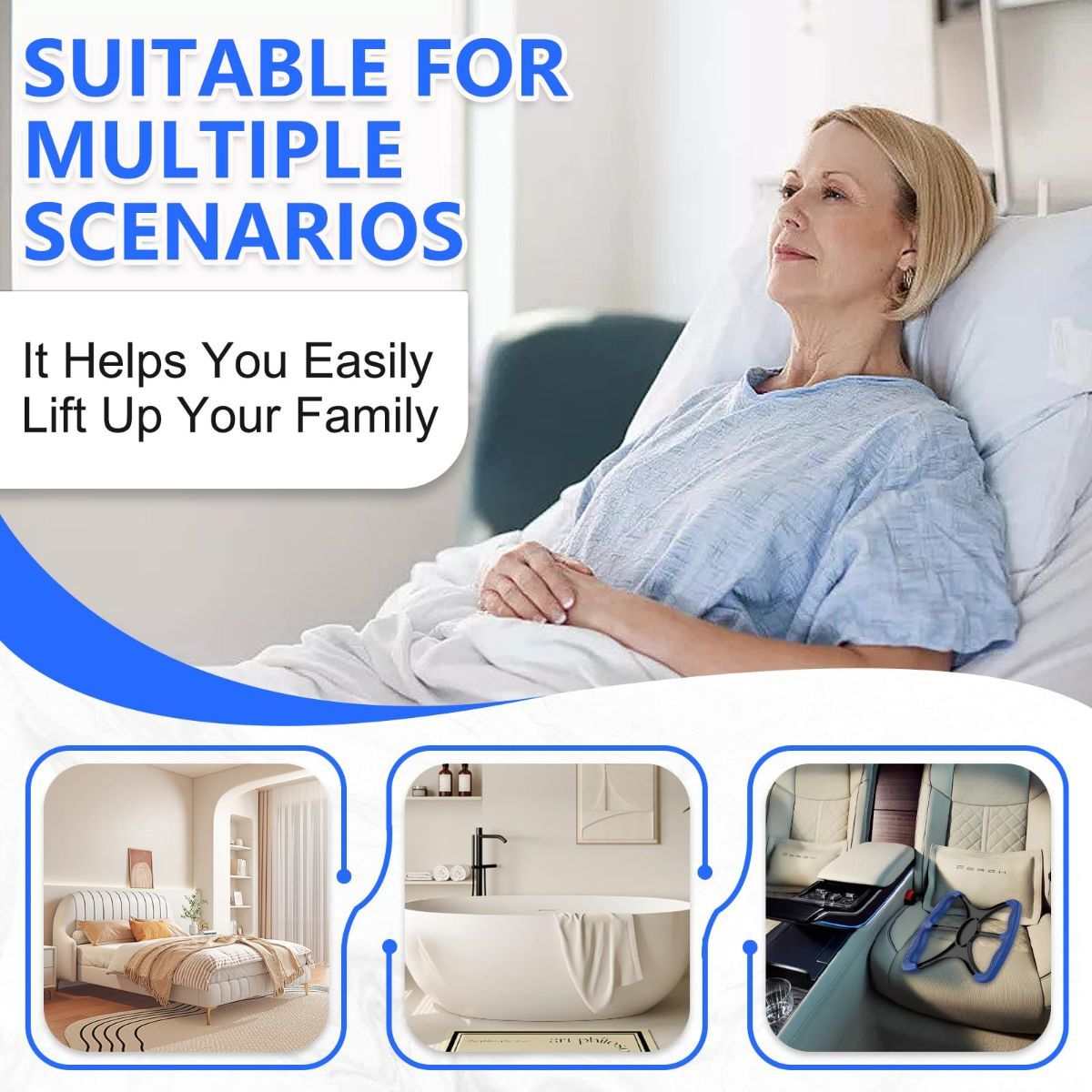 Purple lift assist device for elderly with non-slip grip handles and standing support, size 9.6 inches