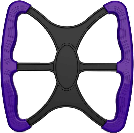 Purple lift assist device for elderly with no-slip grip handles, 9.6-inch standing aid for safe transfers