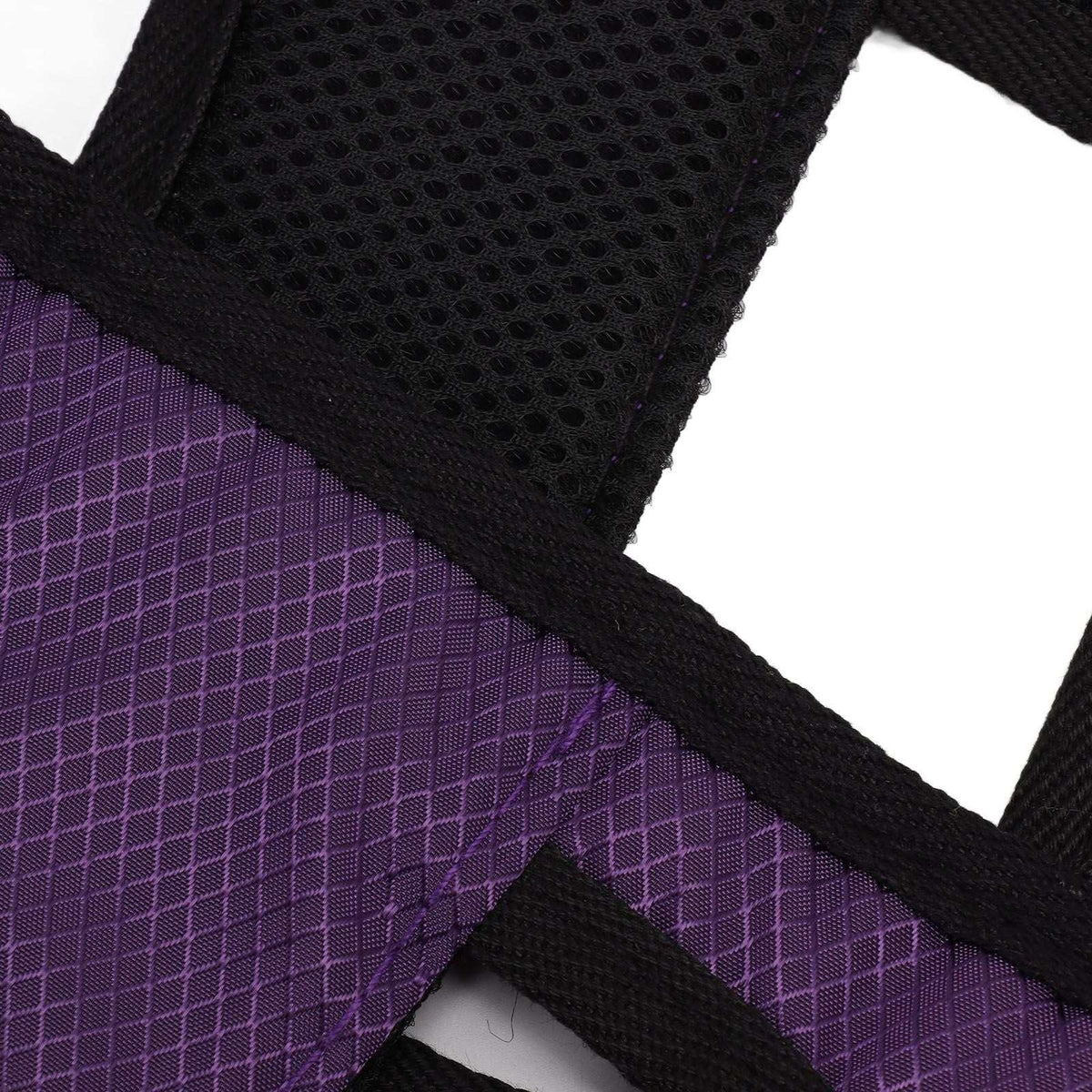Purple padded breathable patient transfer sling gait belt for elderly mobility aid