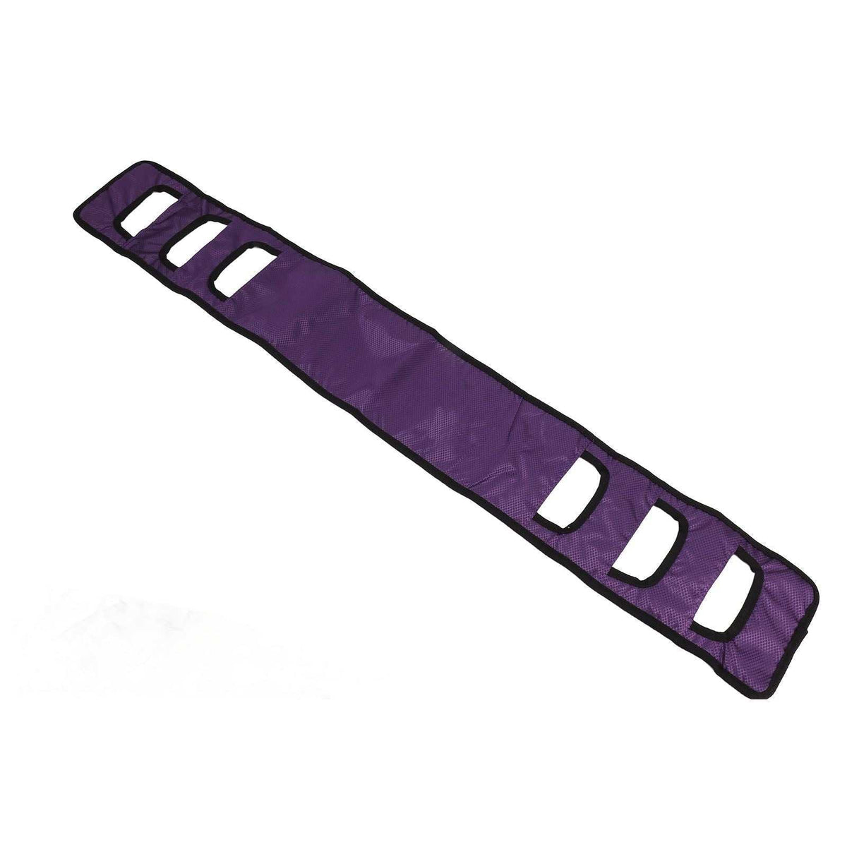 Purple patient transfer sling gait belt with padded breathable nylon mesh for elderly mobility aids