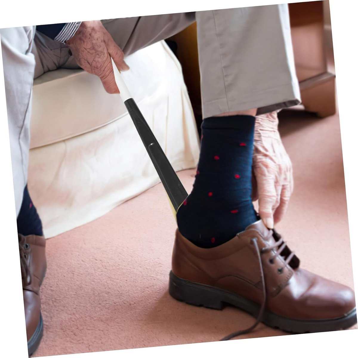 Sock Aid device for easy sock and shoe wear for elderly and mobility-challenged users