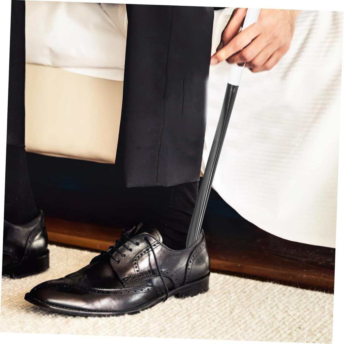 Sock aid for easy sock and shoe dressing, lightweight and durable, ideal for seniors and mobility-challenged users