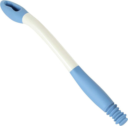 Long reach butt wiper with 15-inch ergonomic handle for easy self-wiping and personal hygiene assistance