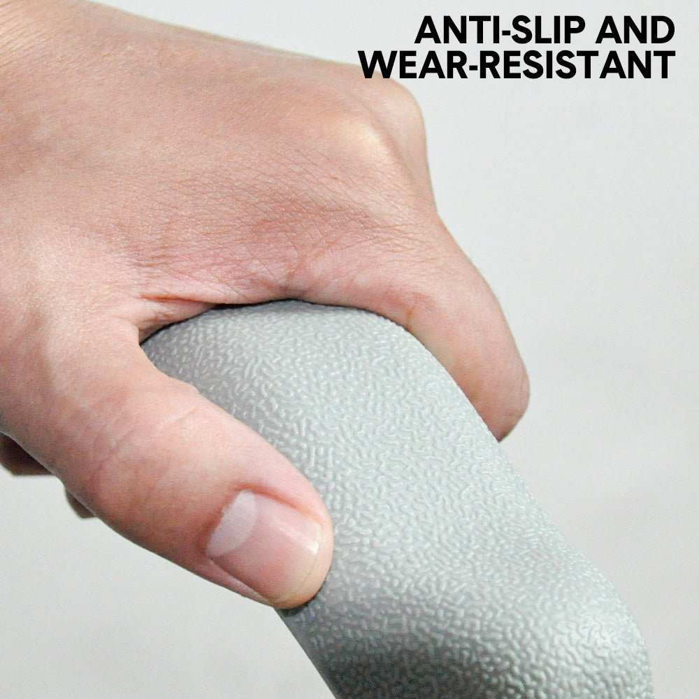 Adjustable toilet frame support with sturdy carbon steel construction and anti-slip feet for elderly and disabled safety