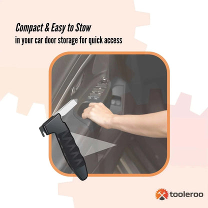 Tooleroo Car Cane Handle 3-in-1 lightweight mobility aid grips car door latch for safe vehicle entry and exit